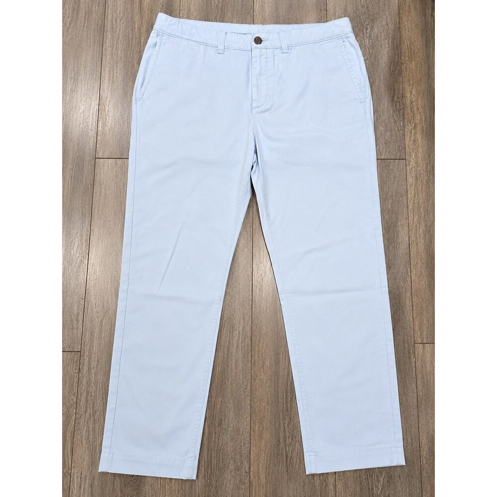 Jack Wills Men's Chino Pants Light Blue 34x30 Slim Casual Cotton Trousers